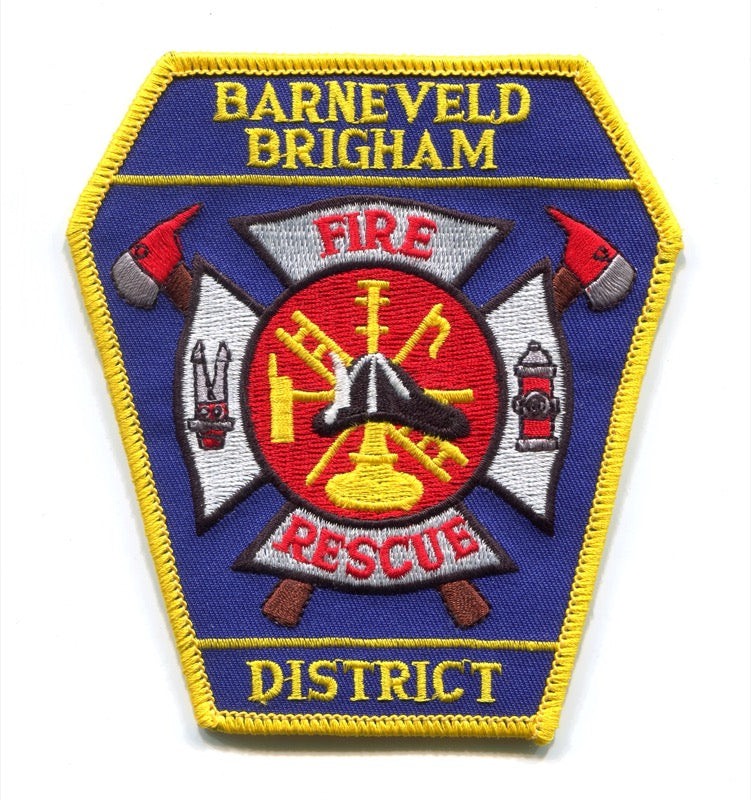 Barneveld Brigham Fire Rescue District Patch Wisconsin WI