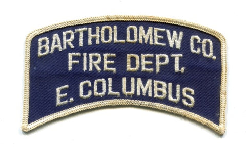 Bartholomew County Fire Department East Columbus Patch Indiana IN