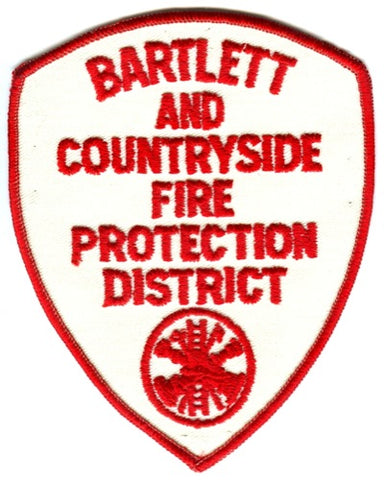 Bartlett and Countryside Fire Protection District Patch Illinois IL