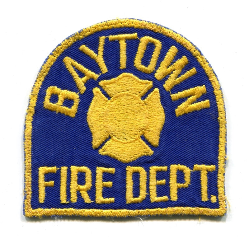 Baytown Fire Department Patch Texas TX
