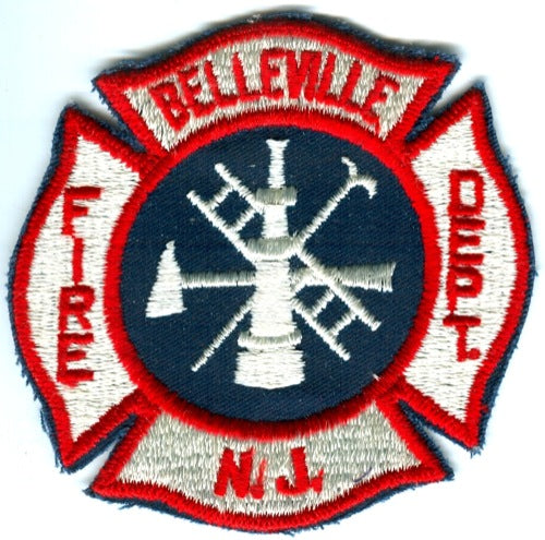 Belleville Fire Department Patch New Jersey NJ