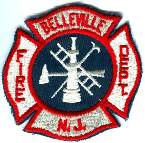 Belleville Fire Department Patch New Jersey NJ
