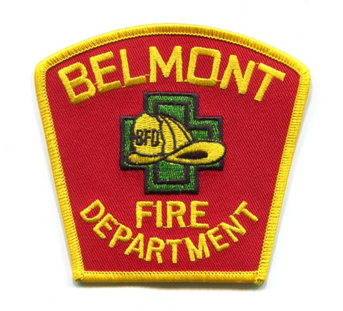 Belmont Fire Department Patch Massachusetts MA