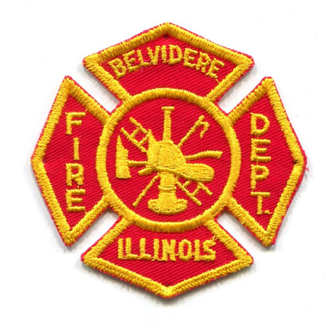 Belvidere Fire Department Patch Illinois IL