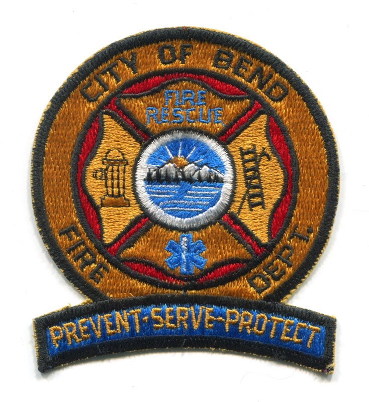 Bend Fire Rescue Department Patch Oregon OR