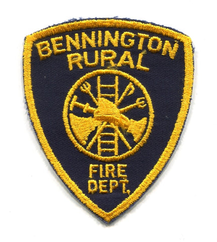 Bennington Rural Fire Department Patch Vermont VT