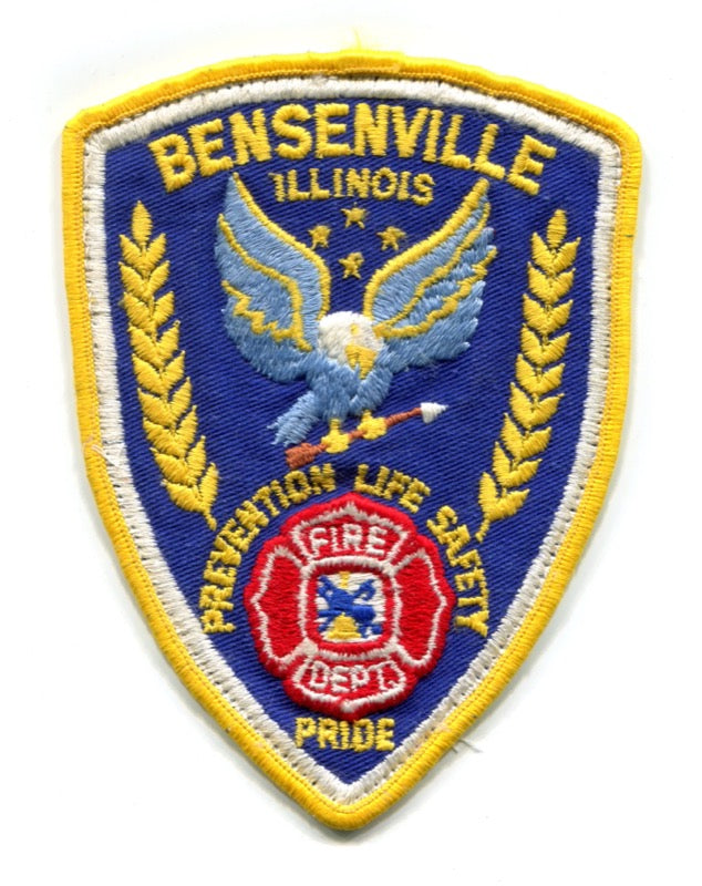 Bensenville Fire Department Patch Illinois IL