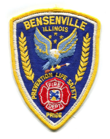 Bensenville Fire Department Patch Illinois IL
