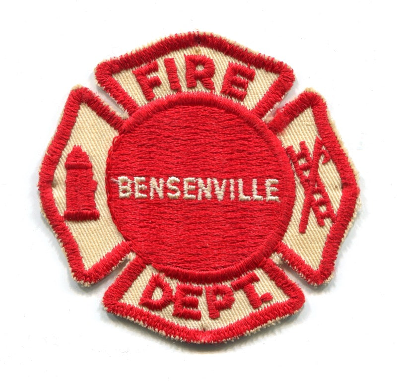 Bensenville Fire Department Patch Illinois IL