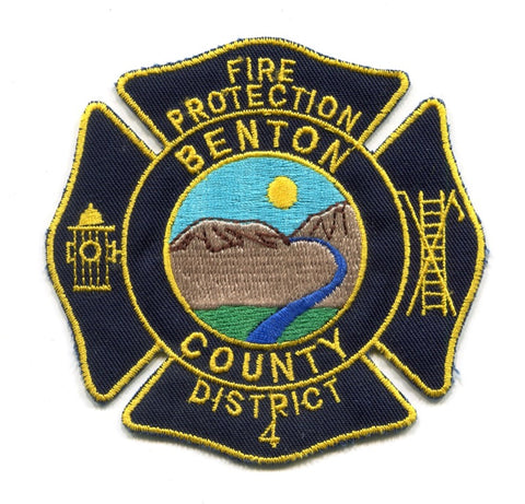 Benton County Fire Protection District 4 Patch Washington WA