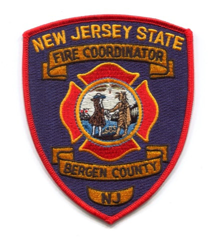Bergen County Fire Coordinator Patch New Jersey NJ