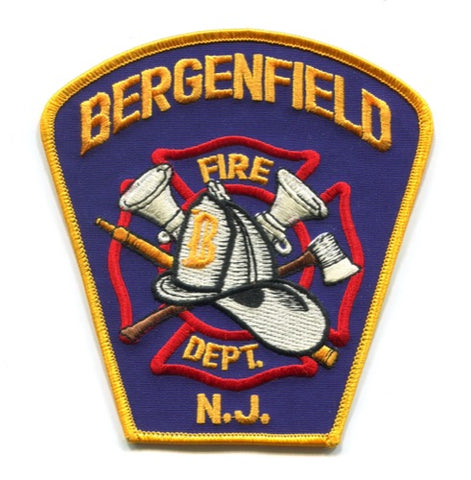 Bergenfield Fire Department Patch New Jersey NJ