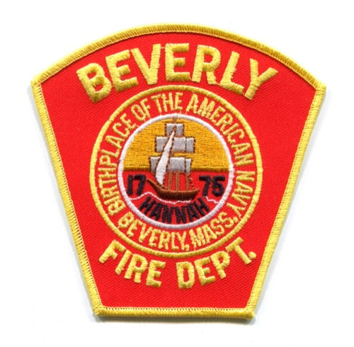 Beverly Fire Department Patch Massachusetts MA
