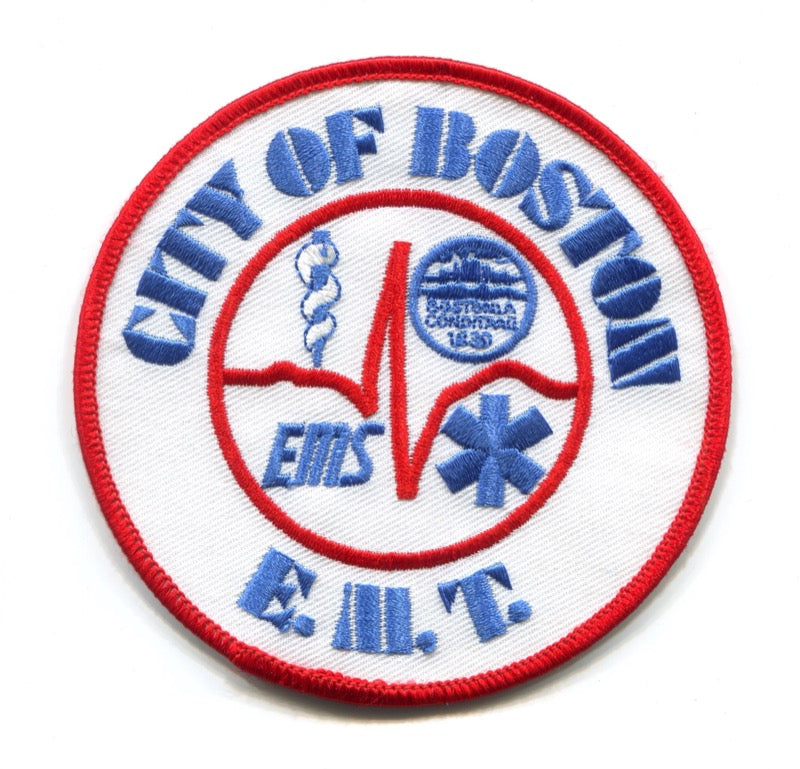 Boston Emergency Medical Services EMS Technician EMT Patch Massachusetts MA
