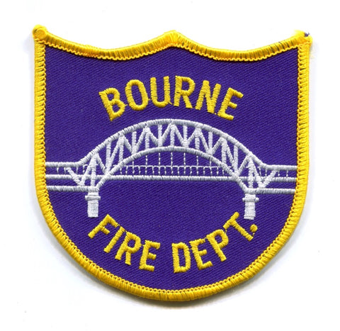 Bourne Fire Department Patch Massachusetts MA