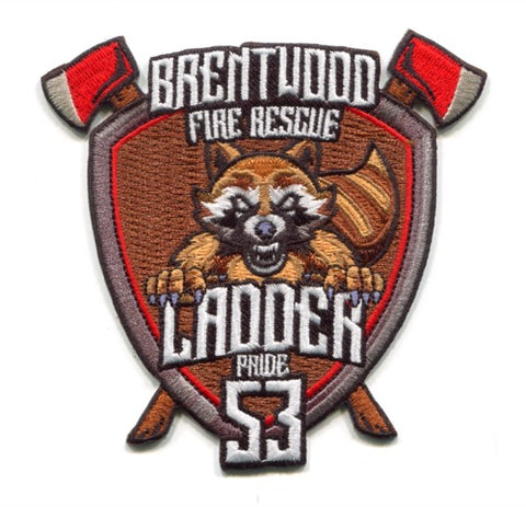 Brentwood Fire Rescue Department Station 3 Patch Tennessee TN