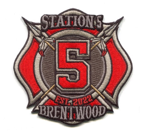 Brentwood Fire Rescue Department Station 5 Patch Tennessee TN