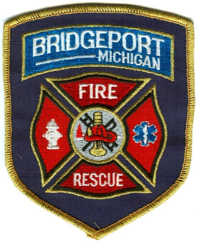 Bridgeport Fire Rescue Department Patch Michigan MI
