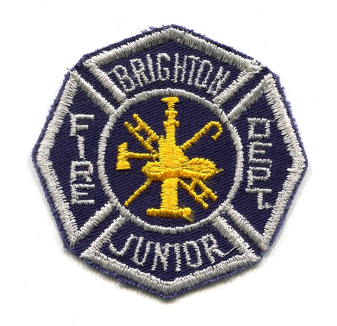 Brighton Fire Department Junior Patch Michigan MI