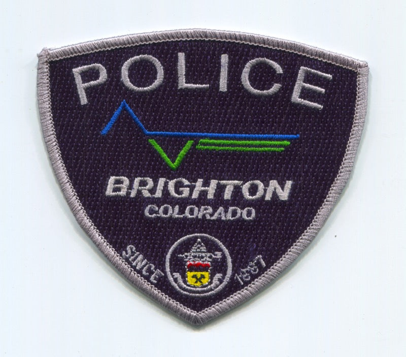Brighton Police Department Patch Colorado CO