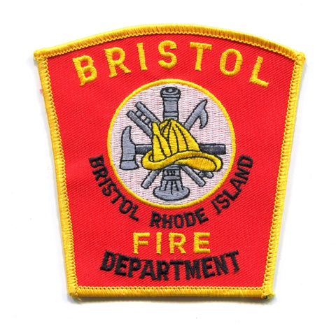 Bristol Fire Department Patch Rhode Island RI