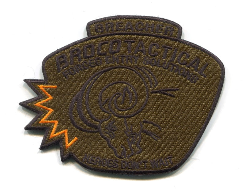 Broco Tactical Forced Entry Solutions Breacher Patch California CA