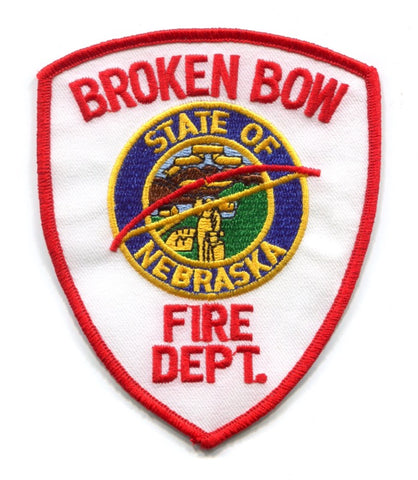 Broken Bow Fire Department Patch Nebraska NE
