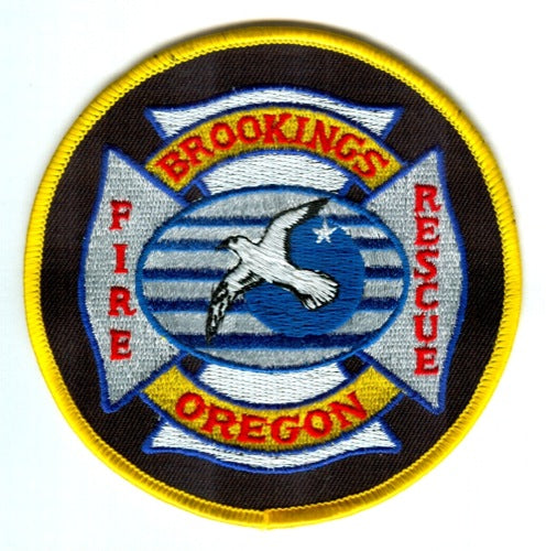 Brookings Fire Rescue Department Patch Oregon OR