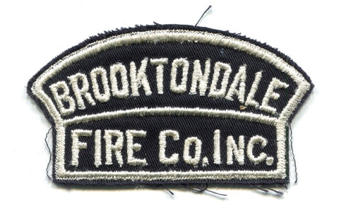 Brooktondale Fire Company Inc Fire Department Patch New York NY