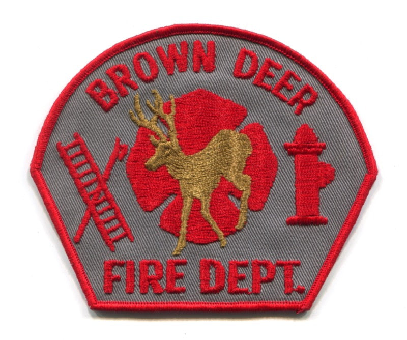 Brown Deer Fire Department Patch Wisconsin WI
