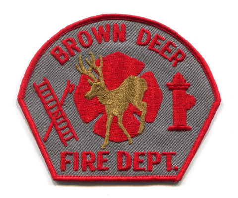 Brown Deer Fire Department Patch Wisconsin WI