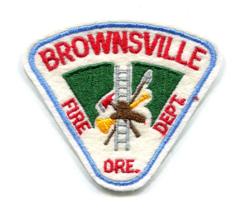 Brownsville Fire Department Patch Oregon OR