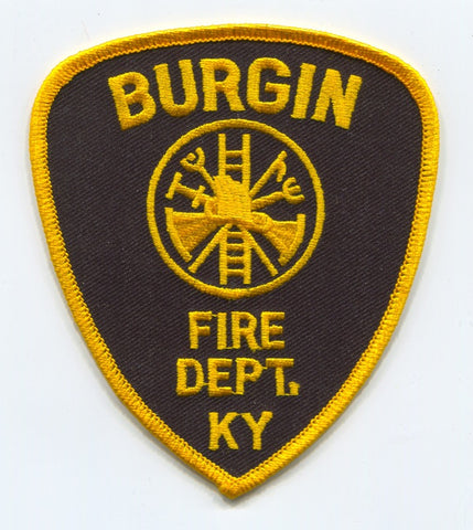 Burgin Fire Department Patch Kentucky KY