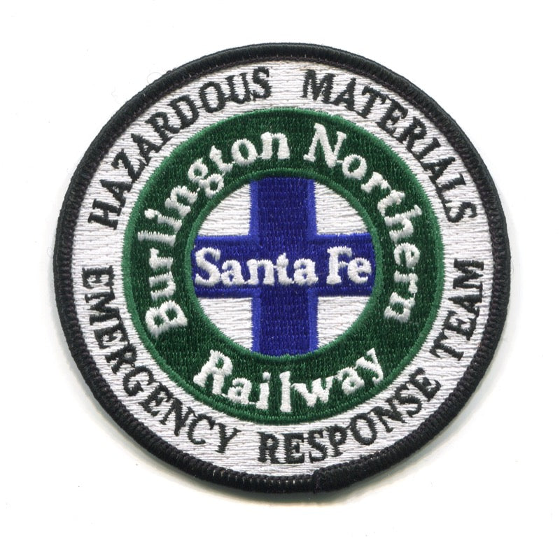 Burlington Northern Santa Fe Railway HazMat ERT Fire Patch Texas TX