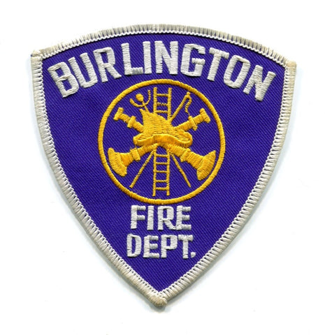 Burlington Fire Department Patch Vermont VT