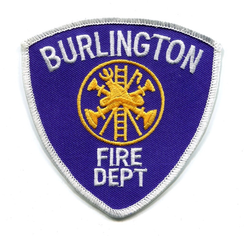 Burlington Fire Department Patch Vermont VT