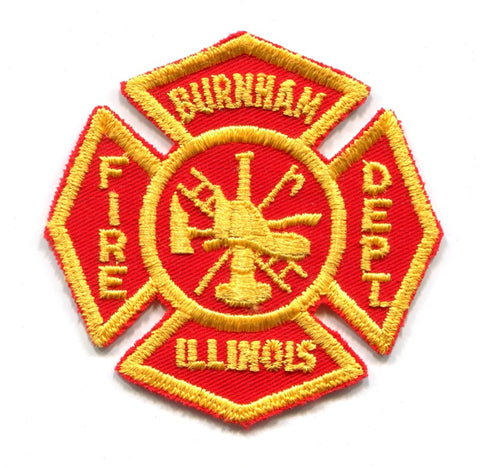 Burnham Fire Department Patch Illinois IL