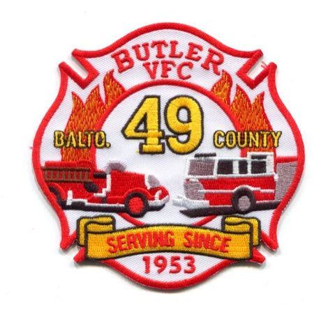 Butler Volunteer Fire Company 49 Baltimore County Patch Maryland MD