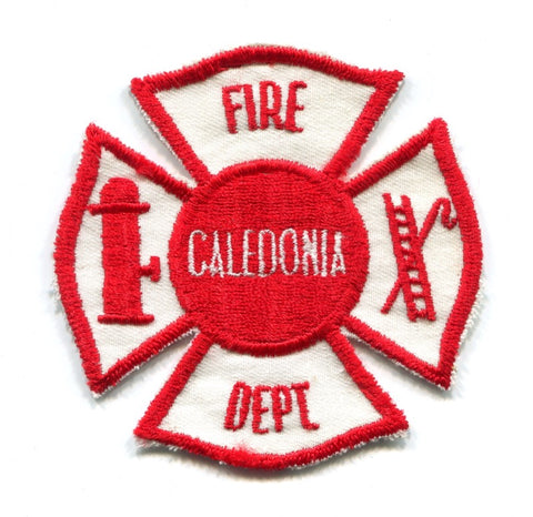 Caledonia Fire Department Patch Wisconsin WI