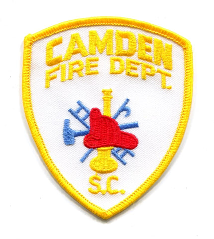Camden Fire Department Patch South Carolina SC
