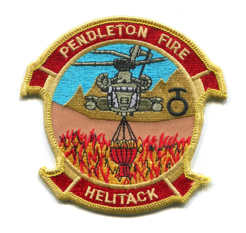 Camp Pendleton Fire Department Helitack USMC Military Patch California CA