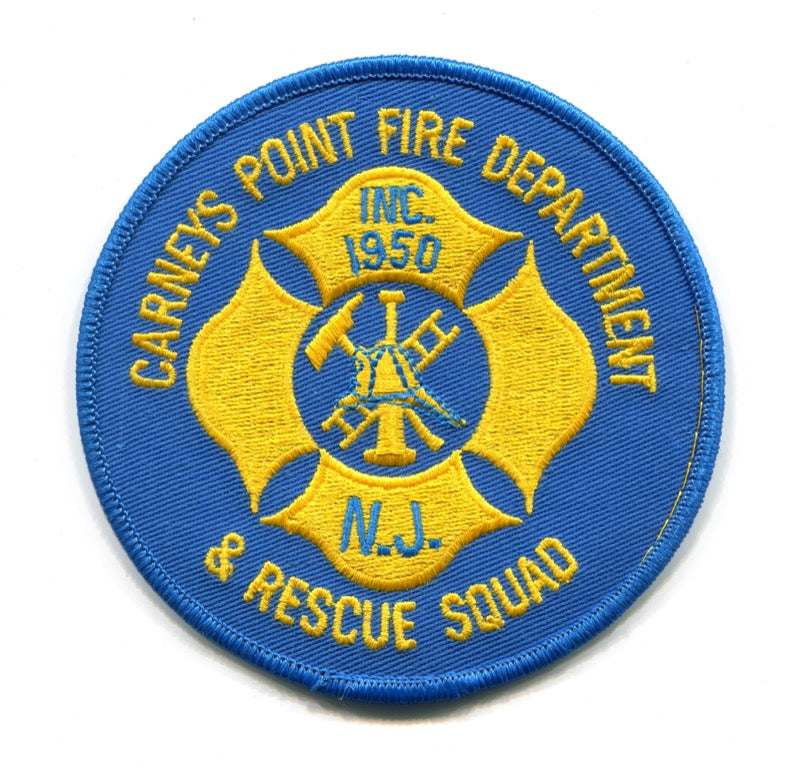 Carneys Point Fire Department and Rescue Squad Patch New Jersey NJ