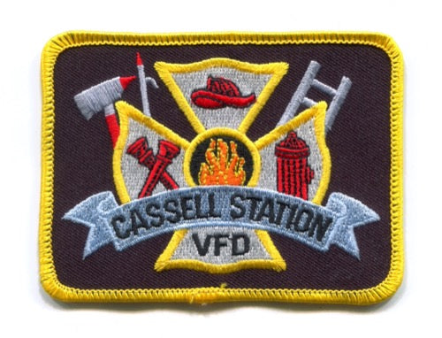 Cassell Station Volunteer Fire Department Patch Ohio OH