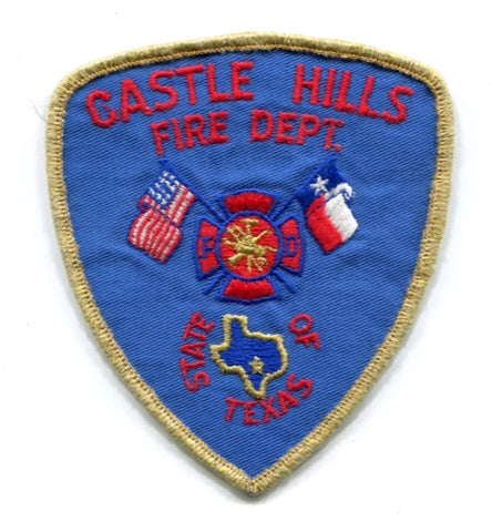 Castle Hills Fire Department Patch Texas TX