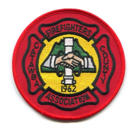 Catawba County Firefighters Association Fire Patch North Carolina NC