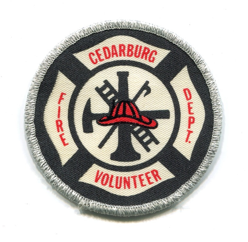 Cedarburg Volunteer Fire Department Patch Wisconsin WI