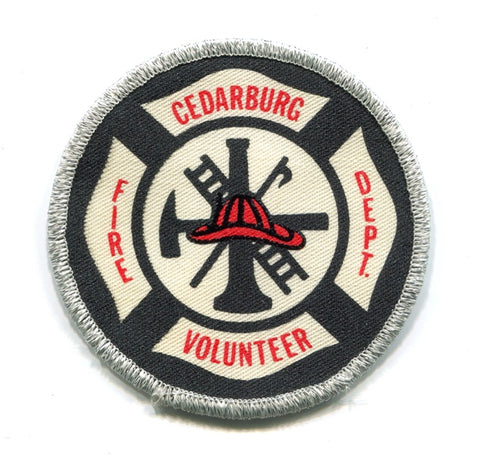 Cedarburg Volunteer Fire Department Patch Wisconsin WI