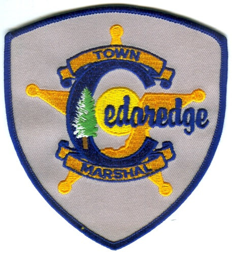 Cedaredge Town Marshal Patch Colorado CO