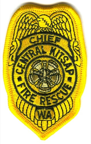 Central Kitsap Fire Rescue Department Chief Patch Washington WA