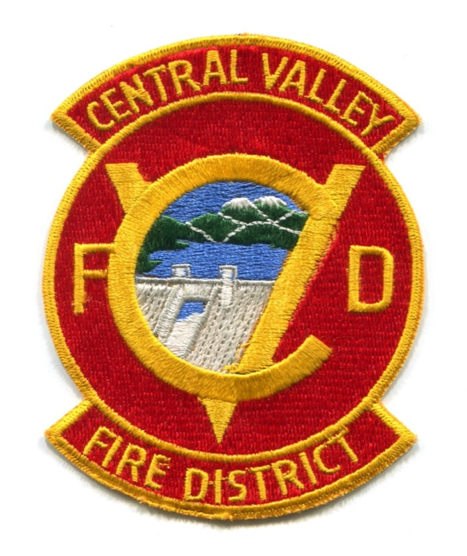 Central Valley Fire District Patch California CA